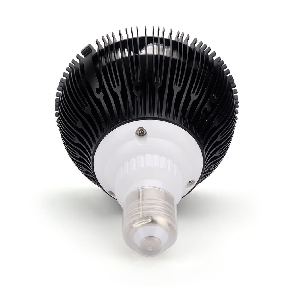 Bec terapeutic cu lumina infrarosie GlowforHome, vindecare leziuni, 18 LED-uri 660 nm, 850nm infrarosu, dulie E27, negru - imagine 8