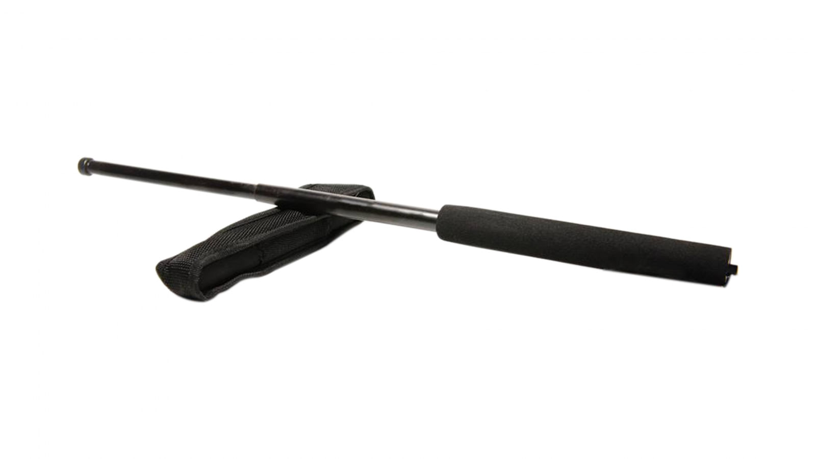 Set baston telescopic negru 50 cm + box argintiu 1 cm grosime - 4 | YEO
