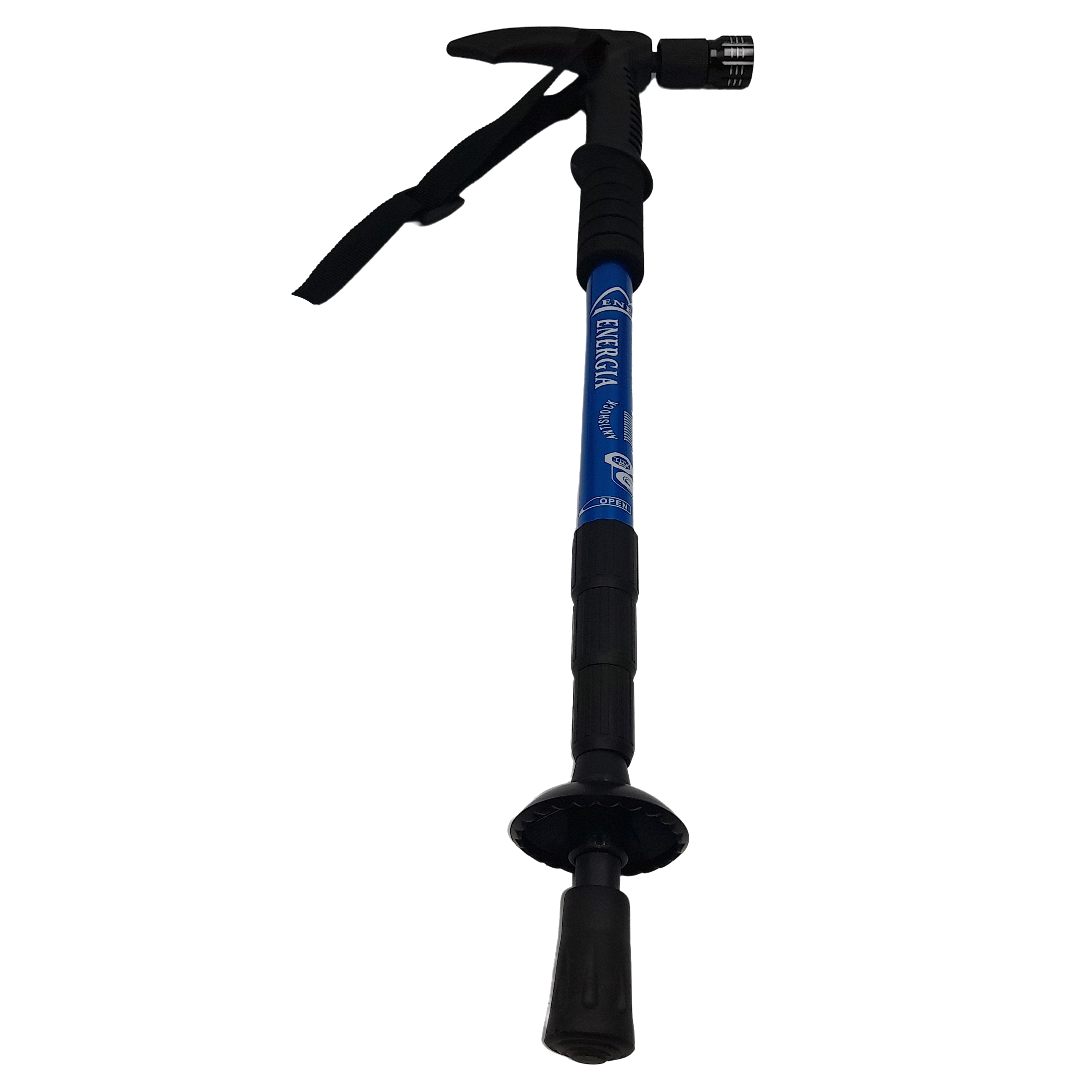 Baston trekking extensibil IdeallStore®, Ol Helper, aluminiu, lampa LED, 110 cm, albastru - 3 | YEO