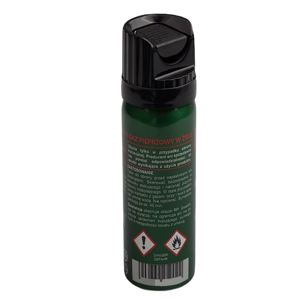 Spray cu piper rosu IdeallStore®, Nato Defense, gel, auto-aparare, 50 ml, verde - 1 | YEO