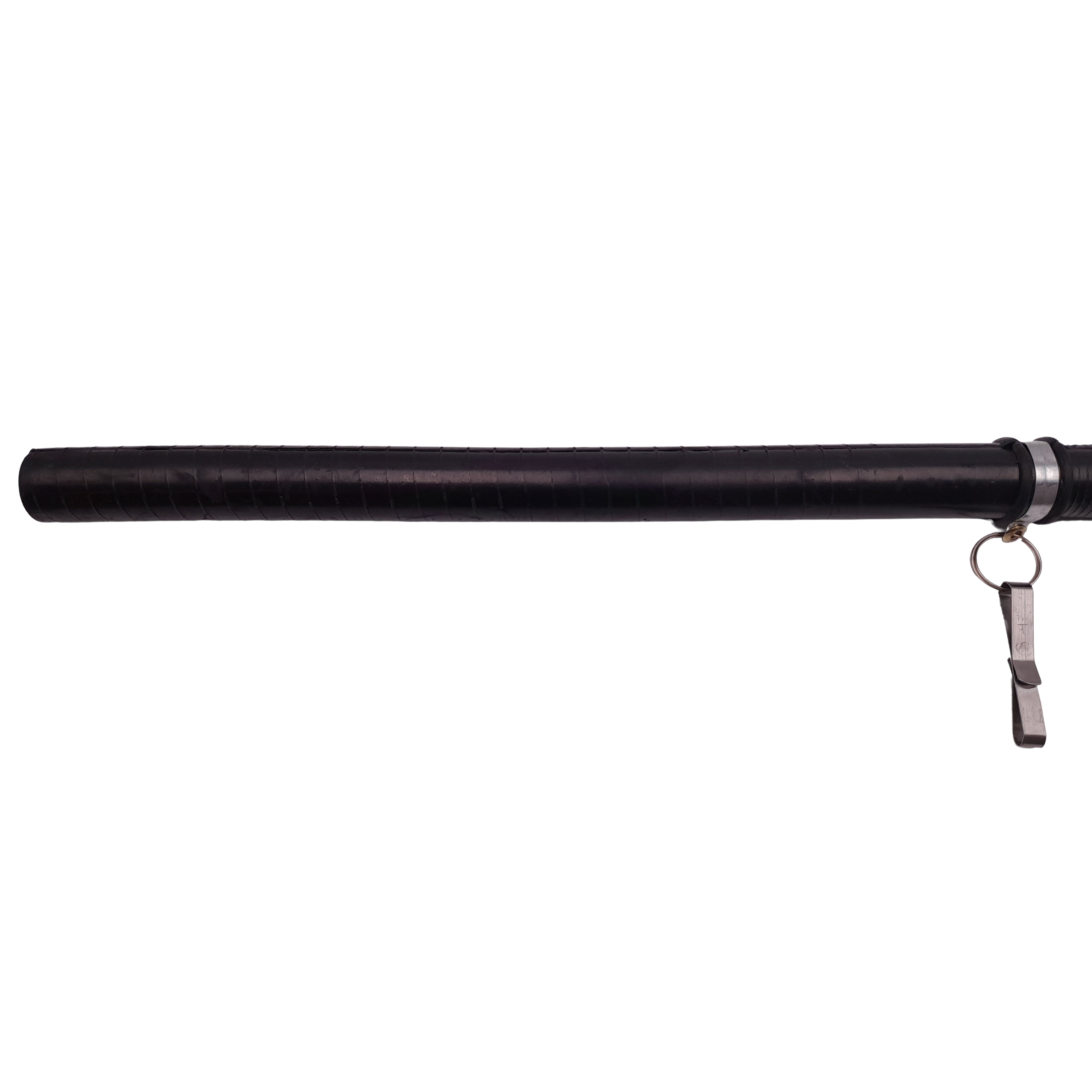 Tonfa autoaparare IdeallStore®, Police Force, cauciuc, 50 cm, negru, agatatoare inclusa - 4 | YEO