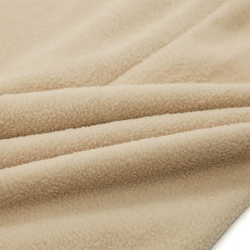 Costum pentru copii IdeallStore®, Baby Yoda, bej, 7-9 ani, masca inclusa