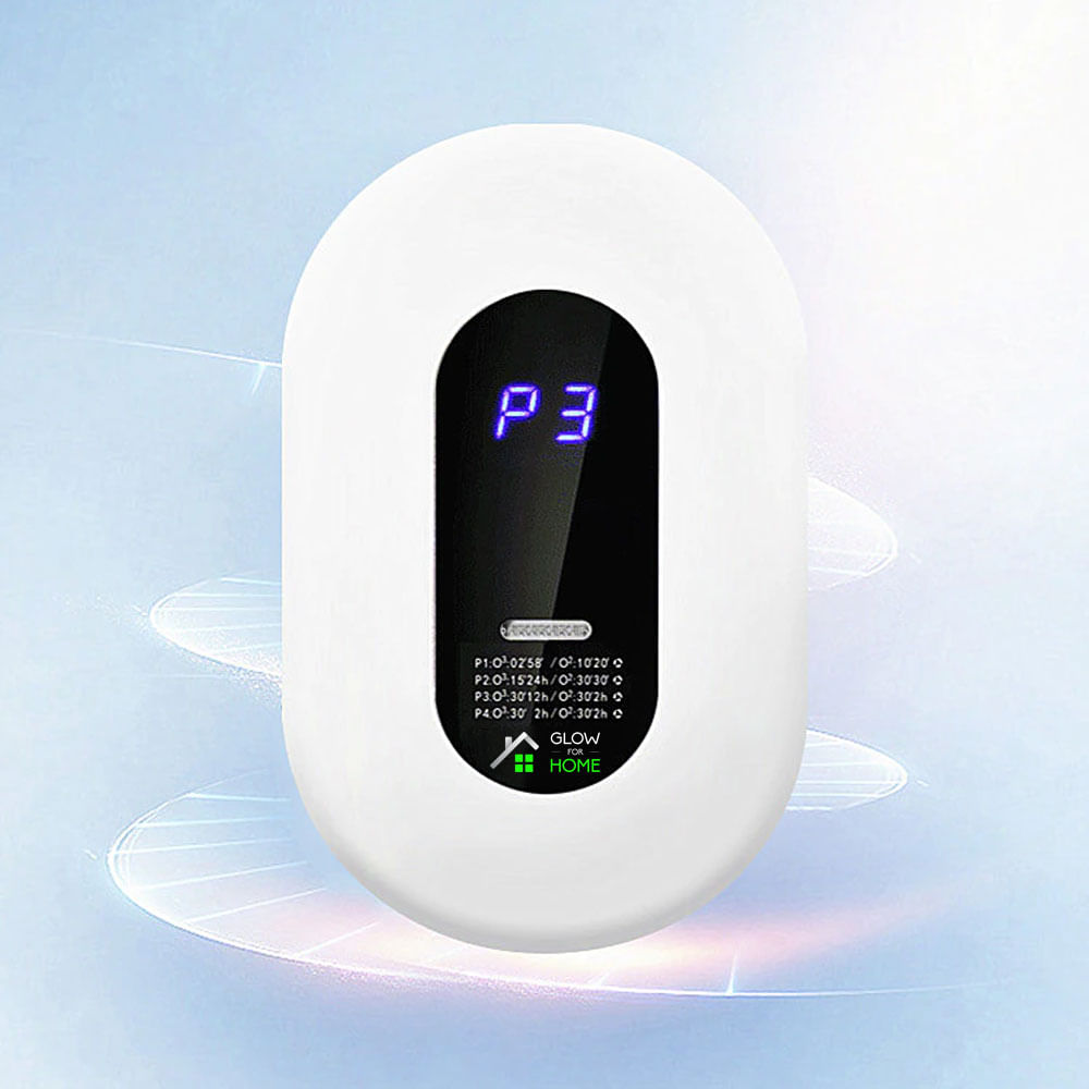 Purificator de aer cu ozon, GlowforHome, 5W,130mg/h,30 mp, 4 moduri functionare, LCD, alimentare 220V, alb - 2 | YEO