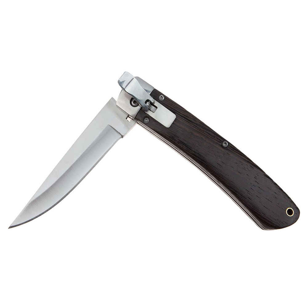 Briceag de vanatoare automat IdeallStore®, Renaissance Blade, otel inoxidabil, 21 cm, maro