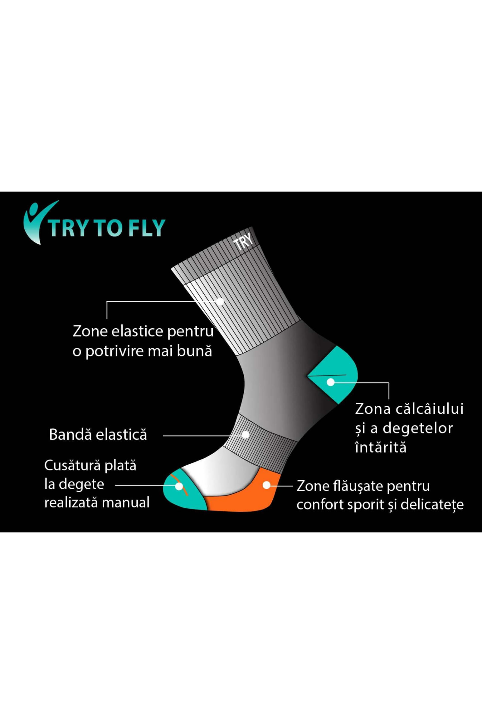 Sosete bumbac Active Lifestyle Socks ETHNO Galben, 43-46 EU - 1 | YEO