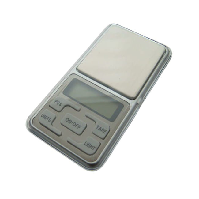 Cantar digital de buzunar IdeallStore®, True Weight, afisaj LCD, protectie plastic, 12 cm, 500g maxim, argintiu - 3 | YEO