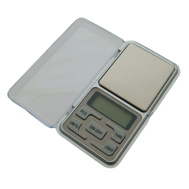 Cantar digital de buzunar IdeallStore®, True Weight, afisaj LCD, protectie plastic, 12 cm, 500g maxim, argintiu - 4 | YEO