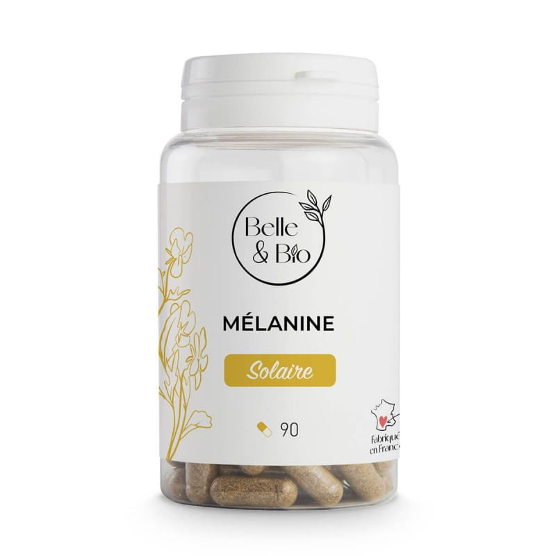 Belle&Bio Melanina 90 Capsule Bronzare, pigment par si piele