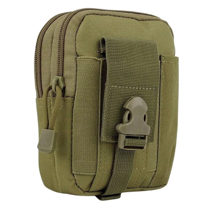 Husa tactica militara IdeallStore®, Trooper Reach, poliester, capacitate 1 l, 18 cm, verde