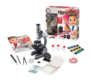 Microscop pentru copii cu 30 experimente - Set stiinta