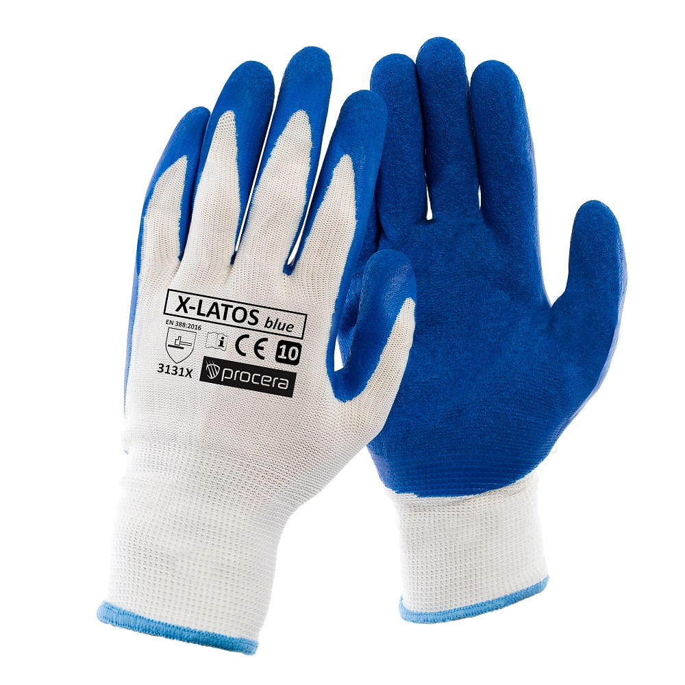 Manusi de protectie cu latex X-LATOS marimea