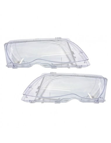 Set 2 sticle faruri pentru BMW Seria 3 E46 Facelift (2001 - 2005)