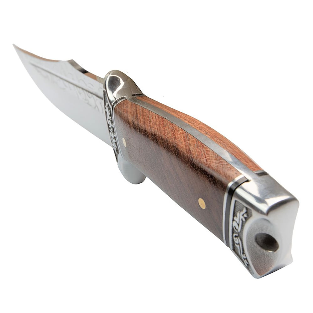 Cutit de vanatoare IdeallStore®, Elvish Legacy, otel inoxidabil, 31 cm, maro, teaca inclusa - imagine 6