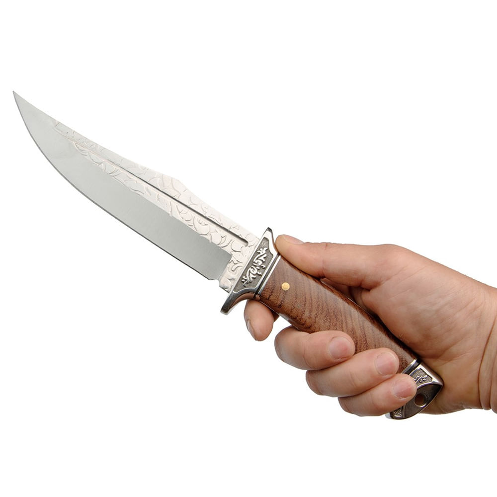 Cutit de vanatoare IdeallStore®, Elvish Legacy, otel inoxidabil, 31 cm, maro, teaca inclusa - imagine 8