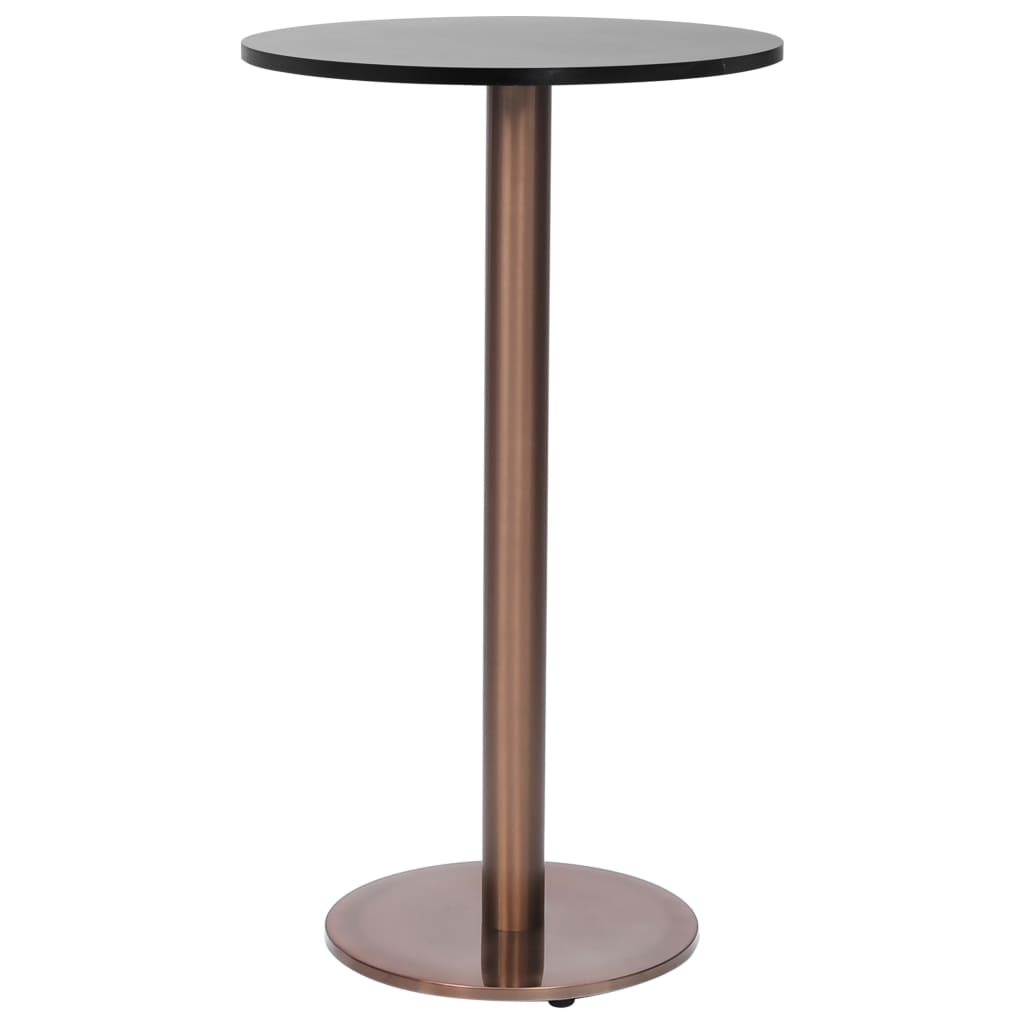 Picior masa de bistro, auriu, Ø45x107 cm, otel inoxidabil