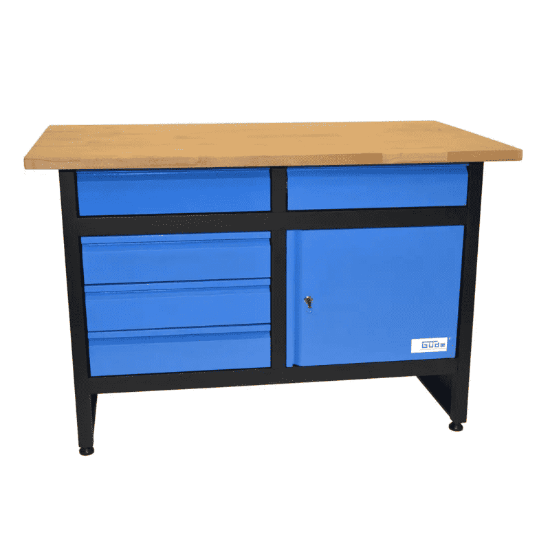 Banc de lucru cu spatii de depozitare GW 5 1 Guede 40473, 300 Kg — imaginea 2