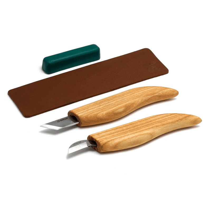 Set de sculptura in lemn BeaverCraft S04, 4 piese