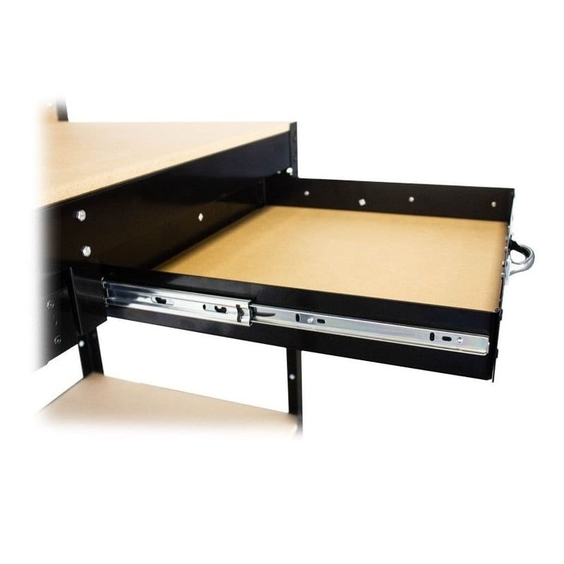 Banc de lucru cu panou perforat si sertare Troy 90014, 100 Kg — imaginea 3