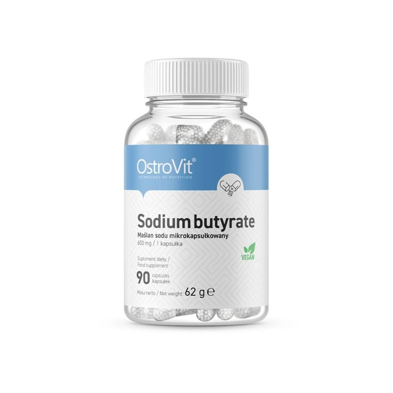 OstroVit Sodium Butyrate - Butirat de Sodiu, 90 Capsule