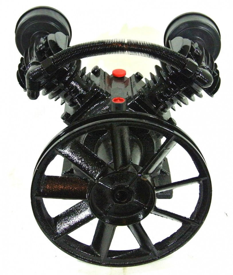 Cap compresor de aer cu 2 pistoane 4kW 600L/min KraftDele 1404 TBC — imaginea 2