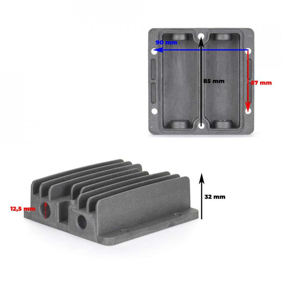 Capac pompa compresor fara ulei 750W B-KB025 Barracuda — imaginea 2