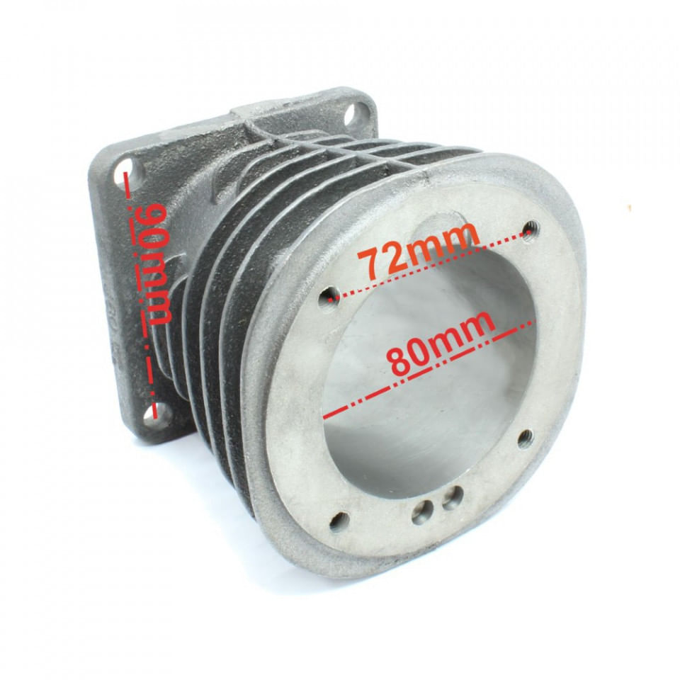 Cilindrul pentru compresor, cu diametrul de 80 mm 3080 B-CIL.80.3080 — imaginea 2