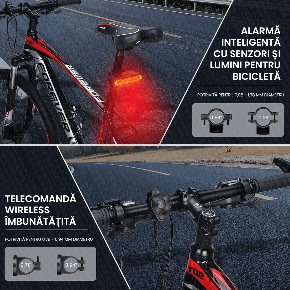 Stop Bicicleta Inteligent cu Senzor de Franare si Sistem de Semnalizare - 1 | YEO