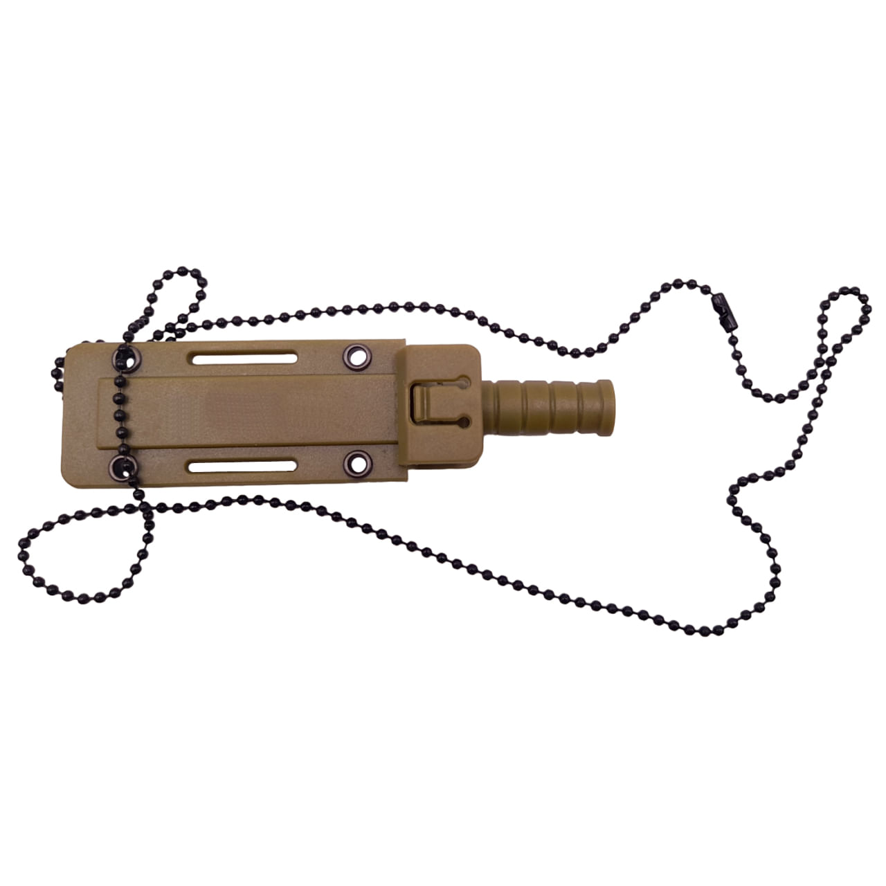 Cutit tactic de vanatoare IdeallStore®, Military Convoy, 10 cm, kaki, teaca cu lant inclusa