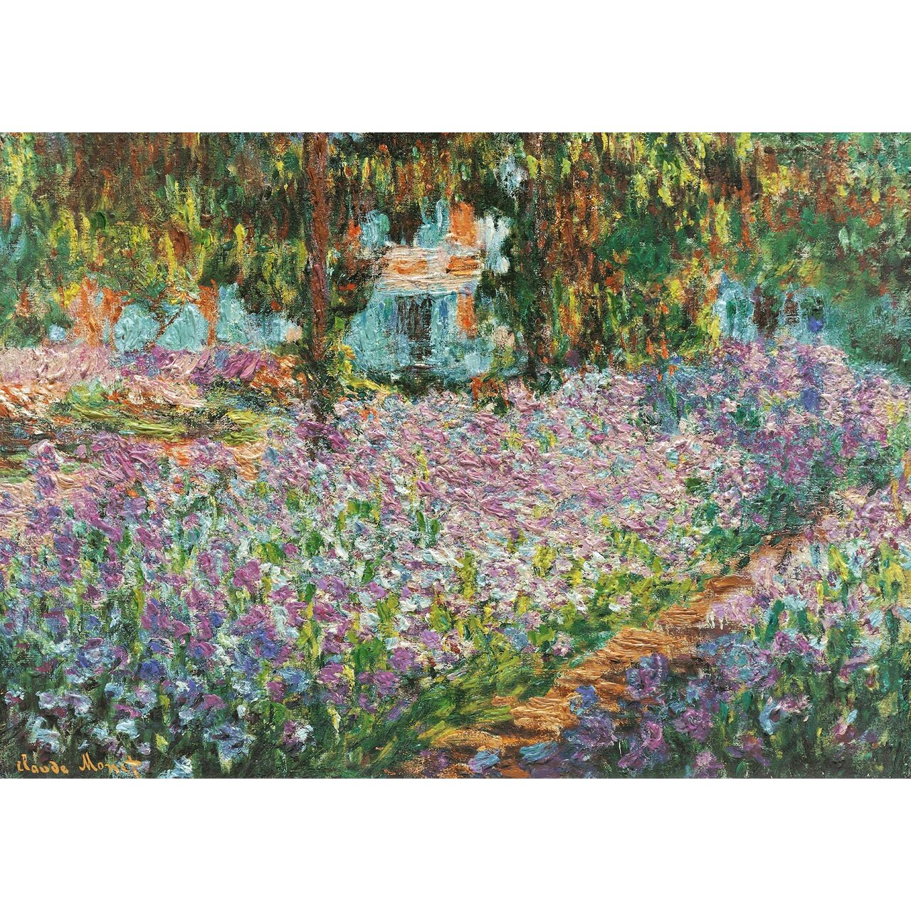 Puzzle 1000 piese Enjoy - Claude Monet: The Artist Garden at Giverny - 1 | YEO