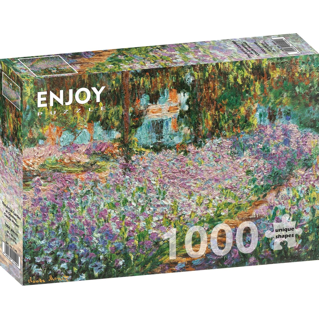 Puzzle 1000 piese Enjoy - Claude Monet: The Artist Garden at Giverny