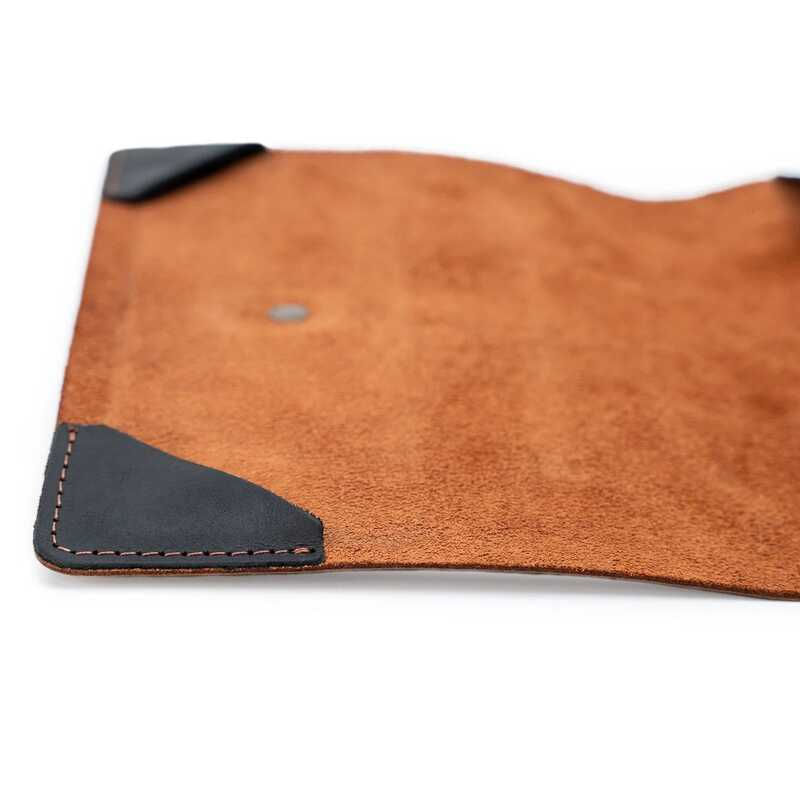 Husa din piele pentru cutite si dalti de sculptura BeaverCraft TR3X15 — imaginea 5