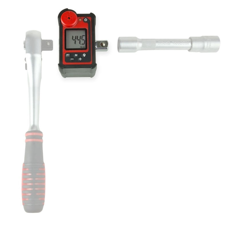 Adaptor dinamometric digital Dema 20511, 1/2", 6 x 6.5 x 8 cm — imaginea 2