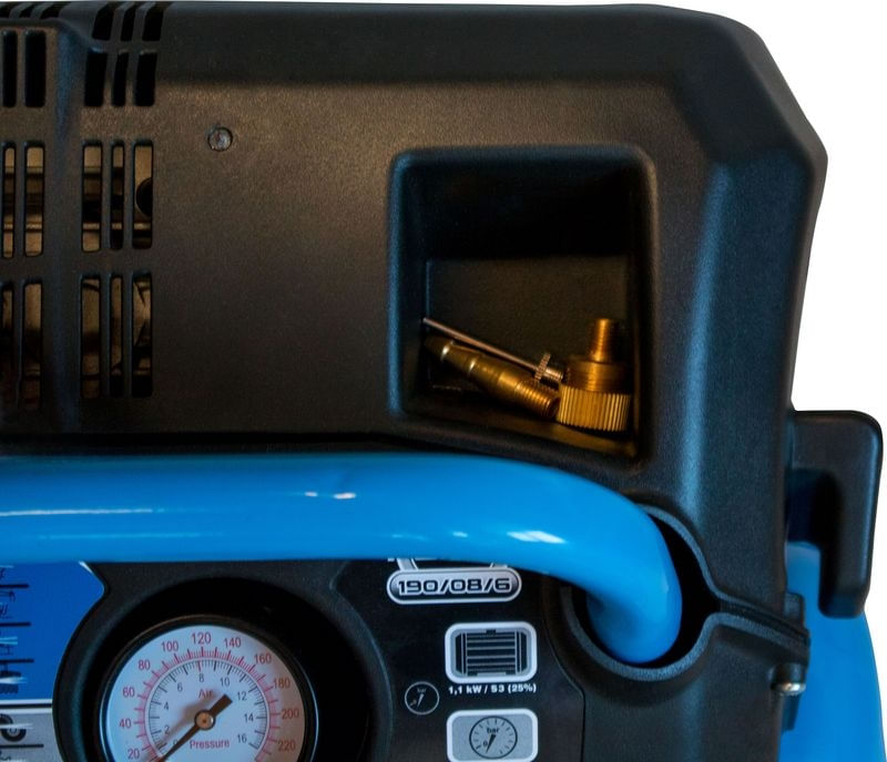 Compresor AIRPOWER 190 08 6 Guede 50089, 1100 W, 6 L, 8 bari — imaginea 3