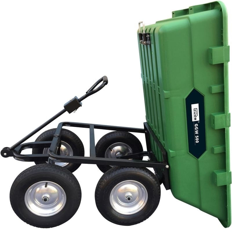 Carucior tip remorca pentru gradina GGW 500 Guede 94315, 500 Kg — imaginea 3