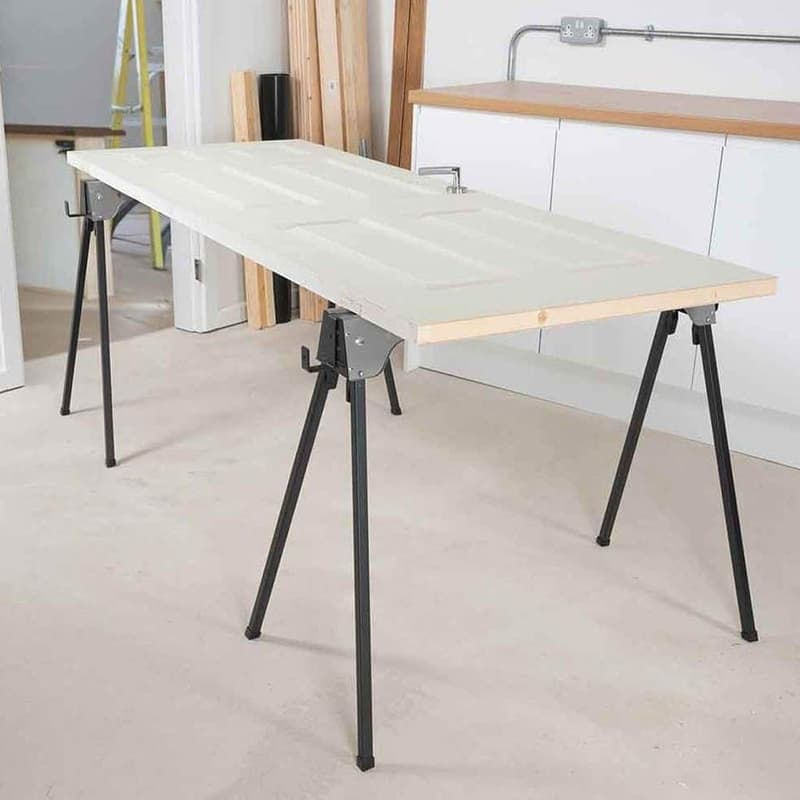 Set capre din otel Evolution 005-0003, 825x465x742 mm, 2 bucati — imaginea 4