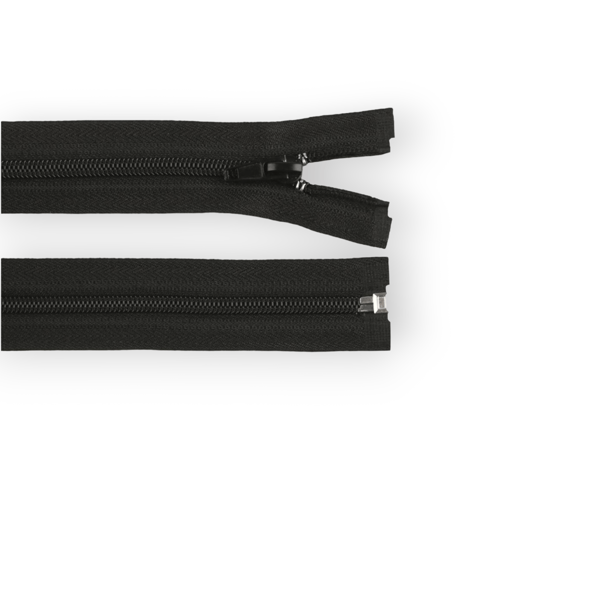 Fermoar plastic detasabil, spiralat, lung pentru cort 340 cm Negru - 4 | YEO