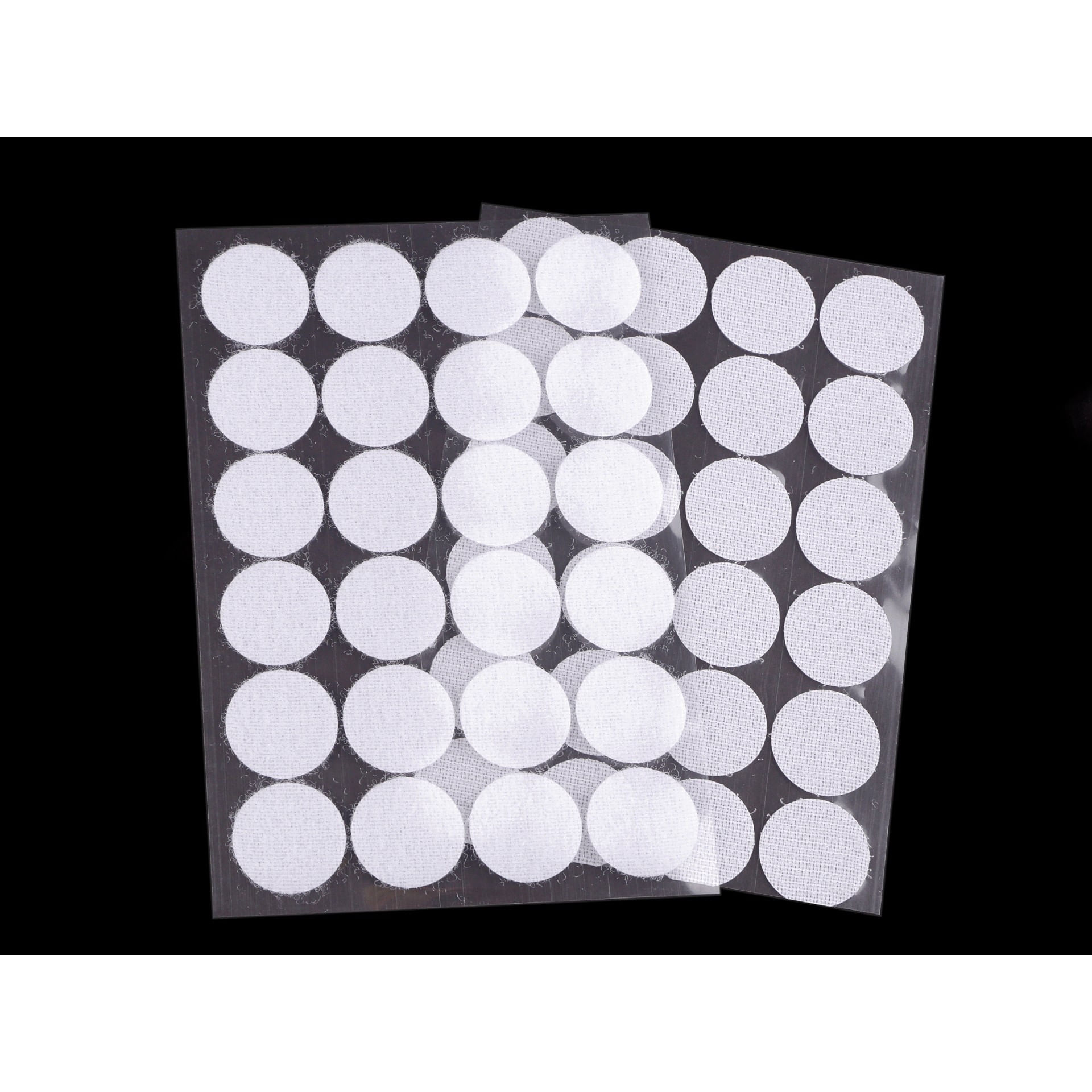Set complet 24 buline arici autoadezive Crisalida, puf si scai, 25 mm, Alb - 2 | YEO