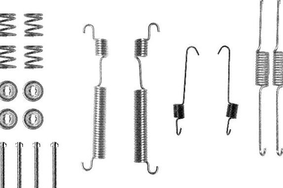 Set accesorii sabot de frana HYUNDAI ACCENT II LC ATE 03013792762