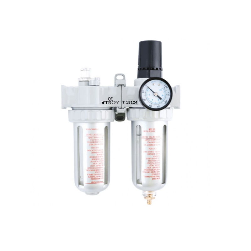 Filtru - Regulator - Uleietoare Troy 18624, 1 4, 10-120 psi, 0-8 bari — imaginea 2