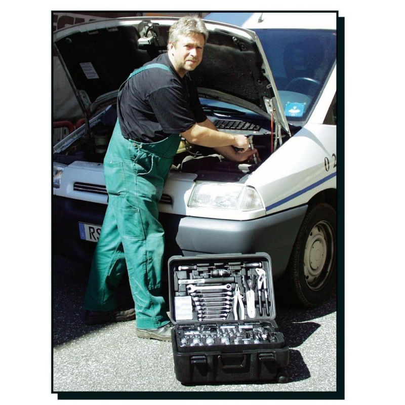 Trusa de scule tip troler Mannesmann 29070, 122 piese — imaginea 4