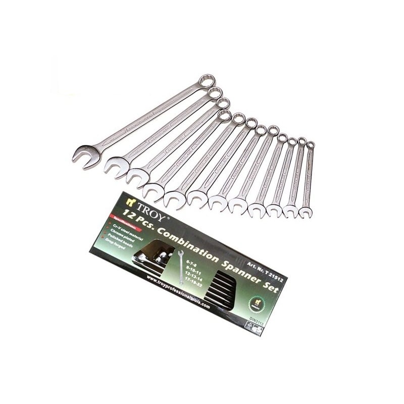 Set chei combinate Troy 21512, Ø6-22 mm, 12 piese — imaginea 3