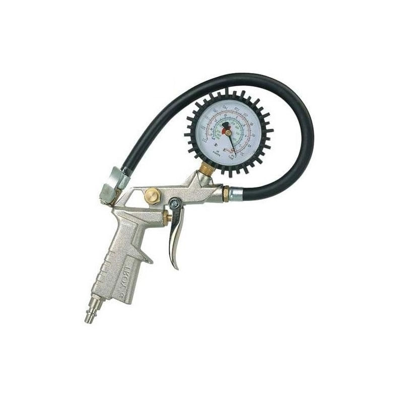 Pistol pentru umflarea anvelopelor cu manometru Troy 18604, 10 bari — imaginea 3