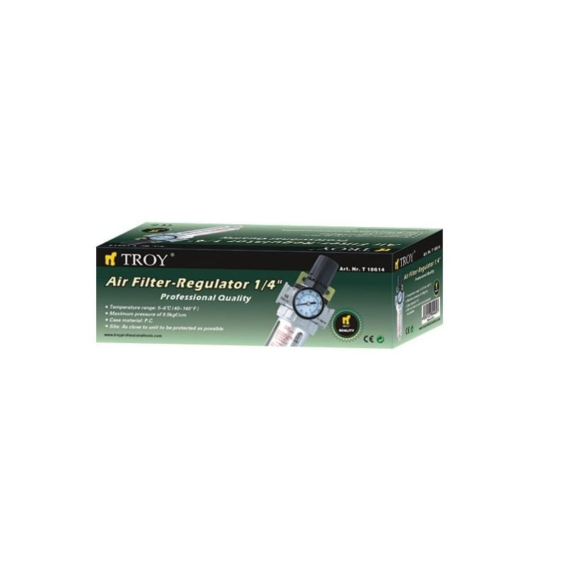 Filtru - Regulator Troy 18614, 1 4, 10-120 psi, 0-8 bari — imaginea 2