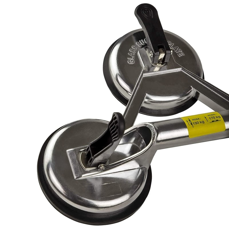 Dispozitiv pentru manipulat sticla cu trei ventuze Dema 17156, Ø120 mm — imaginea 2