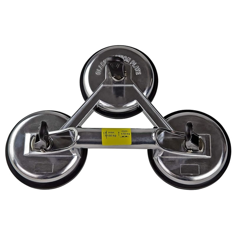 Dispozitiv pentru manipulat sticla cu trei ventuze Dema 17156, Ø120 mm — imaginea 4