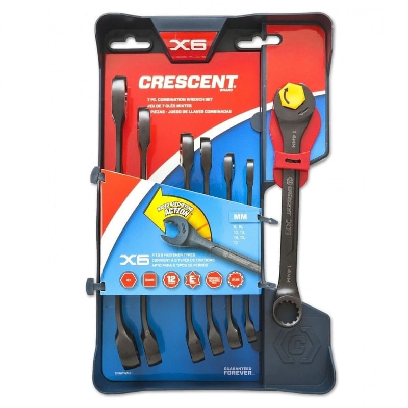 Set chei combinate Crescent CX6RWM7, Ø8-17 mm, 7 piese — imaginea 2