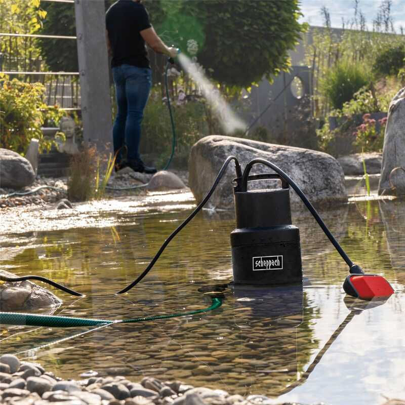 Pompa submersibila pentru apa murdara SWP800-2 Scheppach 5909507901, 750 W, 14000 L/h — imaginea 4