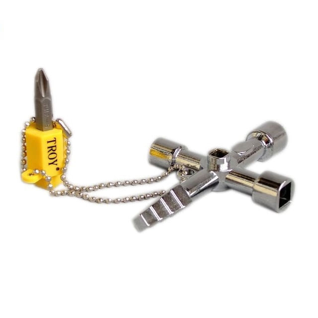 Cheie universala pentru tablouri Troy 24014, 7 in 1 — imaginea 2