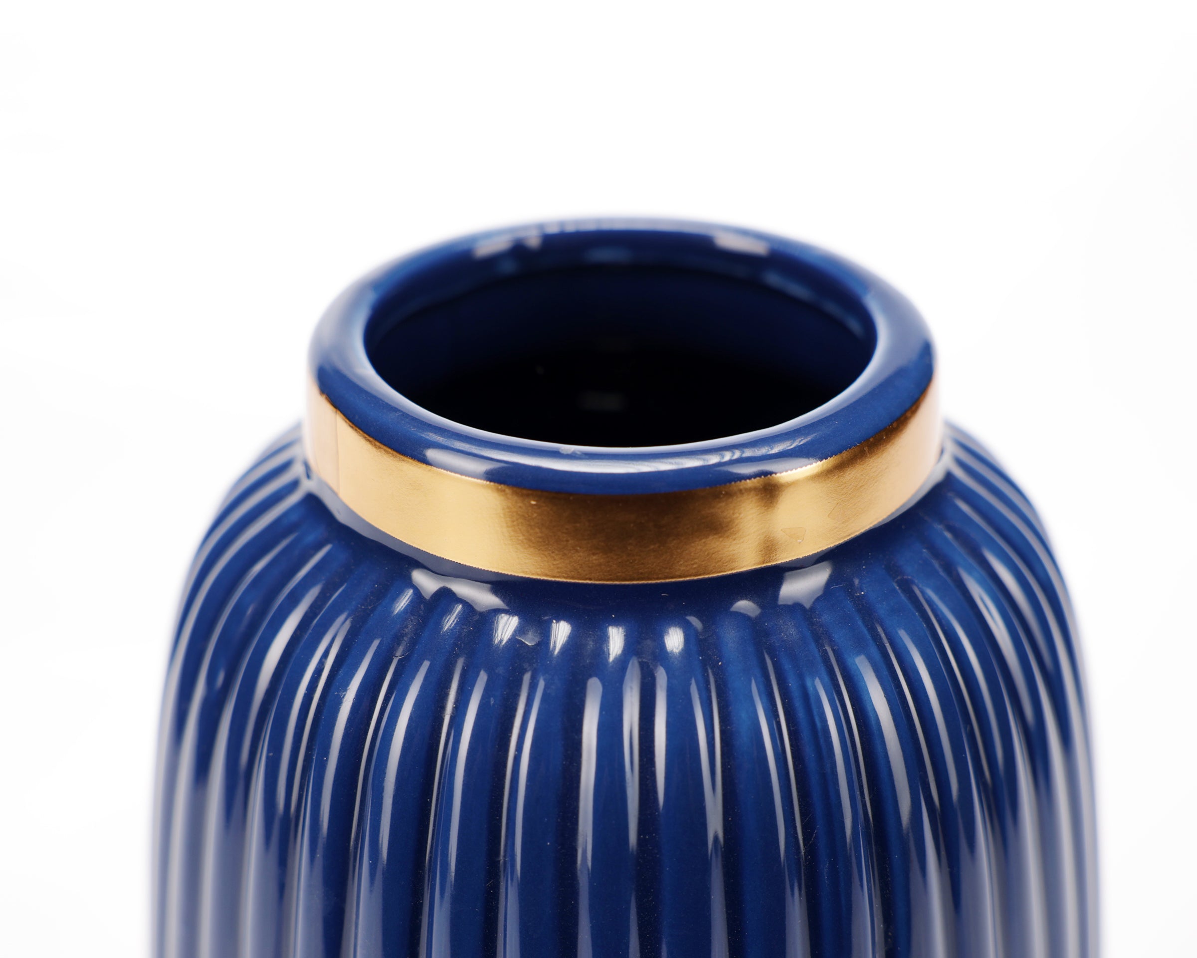 Vaza decorativa "Luxe" albastra