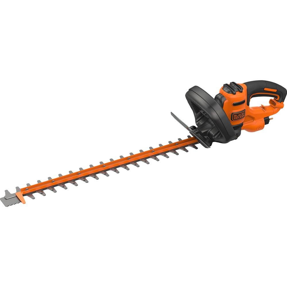 Foarfeca electrica pentru tuns gard viu, 650 W, lama 60 cm, ramuri pana la 35 mm diametru, Black+Decker BEHTS551-QS